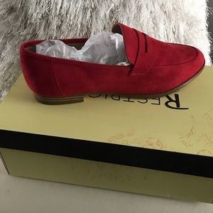 Red Suede Loafer